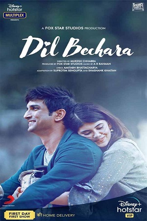 Download  Dil Bechara (2020) Hindi Full Movie 480p [300MB] | 720p [900MB] | 1080p [3GB]