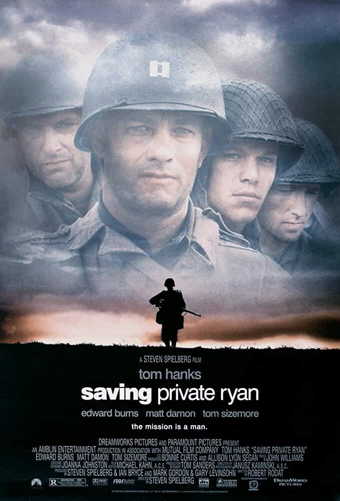 Download  Saving Private Ryan (1998) Dual Audio Hindi Movie BluRay 480p [400MB] | 720p [1GB] | 1080p [4GB]