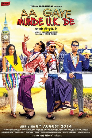 Download  Aa Gaye Munde U.K. De (2014) Punjabi Full Movie 720p [700MB] HEVC HDRip