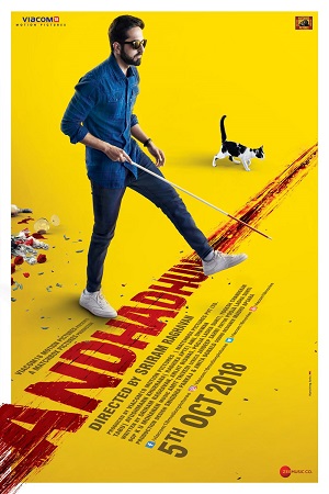 Download  Andhadhun (2018) Hindi Full Movie BluRay 480p [400MB] | 720p [1GB] | 1080p [4GB]