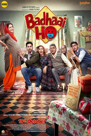 Download  Badhaai Ho (2018) Hindi Full Movie 480p [450MB] | 720p [1GB] | 1080p [3.6GB]