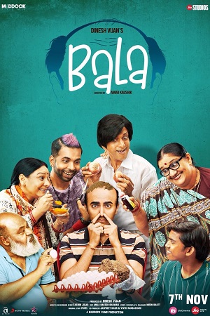 Download  Bala (2019) Hindi Full Movie 480p [350MB] | 720p [1GB] | 1080p [1.5GB]