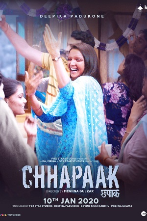 Download  Chhapaak (2020) Hindi Full Movie 480p [350MB] | 720p [950MB] | 1080p [1.4GB]