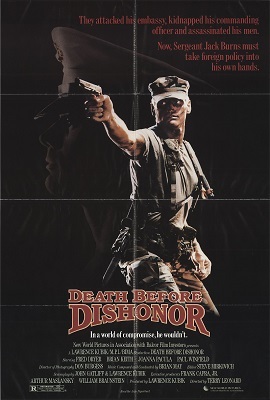 Download  Death Before Dishonor (1987) Dual Audio {Hindi-English} 720p [500MB] HEVC BluRay