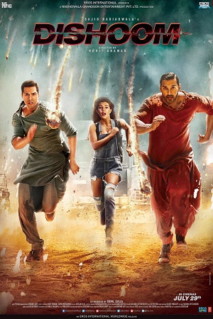 Download  Dishoom (2016) Hindi Full Movie 480p [300MB] | 720p [1GB] | 1080p [3GB]