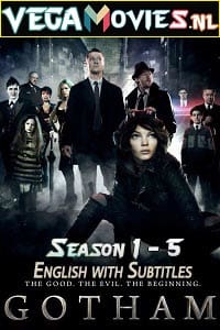 Download  Gotham (Season 1 – 5) Complete TV Series {English With Subtitles} 720p WEB-DL [250MB]