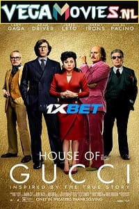 Download  House of Gucci (2021) Hindi [Voice Over] WeB-DL 480p [500MB] | 720p [1.4GB] | 1080p [3GB]