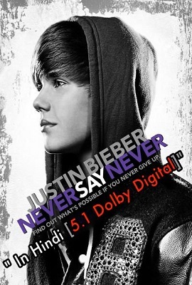 Download  Justin Bieber: Never Say Never (2011) Dual Audio {Hindi-English} 480p [300MB] | 720p [700MB]