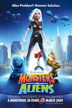 Download  Monsters vs. Aliens (2009) Dual Audio [Hindi - English] WeB-DL 480p [350MB] | 720p [850MB] | 1080p [3.5GB]