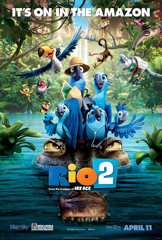 Download  Rio 2 (2014) Dual Audio (Hindi-English) 480p [300MB] | 720p [1GB] | 1080p [2GB]