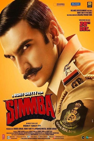 Download  Simmba (2018) Hindi Full Movie 480p [450MB] | 720p [1.2GB] | 1080p [4GB]