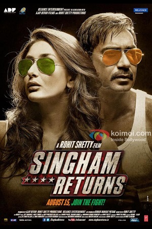 Download  Singham Returns (2014) BluRay Hindi Full Movie 480p [400MB] | 720p [1.2GB] | 1080p [4GB]