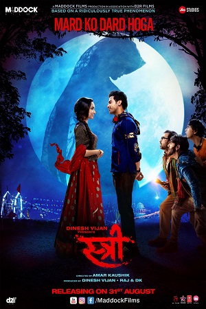 Download  Stree (2018) Hindi Full Movie 480p [400MB] | 720p [1GB] | 1080p [3.6GB]