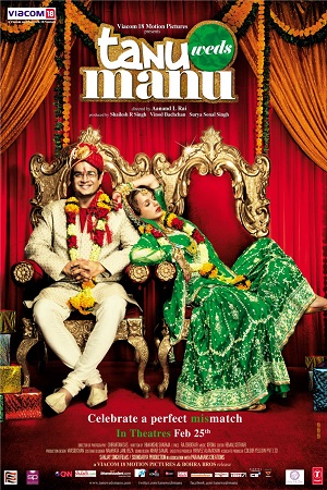 Download  Tanu Weds Manu (2011) Hindi Full Movie 480p [350MB] | 720p [900MB] | 1080p [3GB]