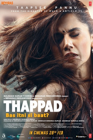 Download  Thappad (2020) Hindi Full Movie 480p [400MB] | 720p [1.2GB] | 1080p [4GB]