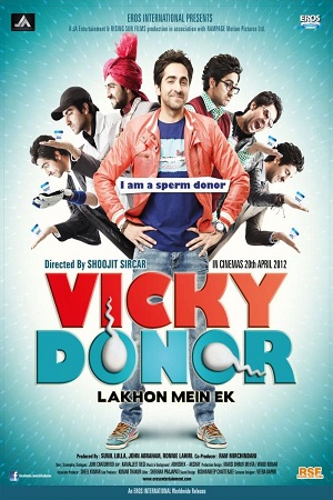 Download  Vicky Donor (2012) Hindi Full Movie 480p [350MB] | 720p [1GB] | 1080p [3GB]