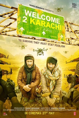 Download  Welcome 2 Karachi (2015) Hindi Full Movie 480p [350MB] | 720p [970MB] Web-DL