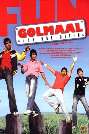 Download  Golmaal: Fun Unlimited (2006) Hindi Full Movie 480p [400MB] | 720p [1.2GB] | 1080p [4GB]