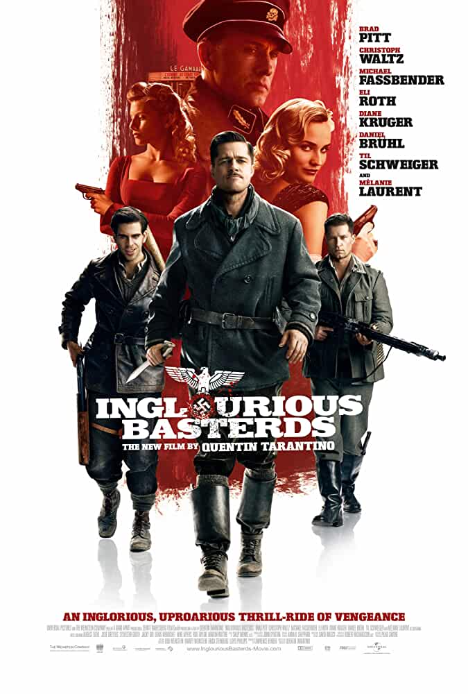 Download  Inglourious Basterds (2009) Dual Audio {Hindi-English} BluRay 480p [400MB] | 720p [850MB] | 1080p [4GB]